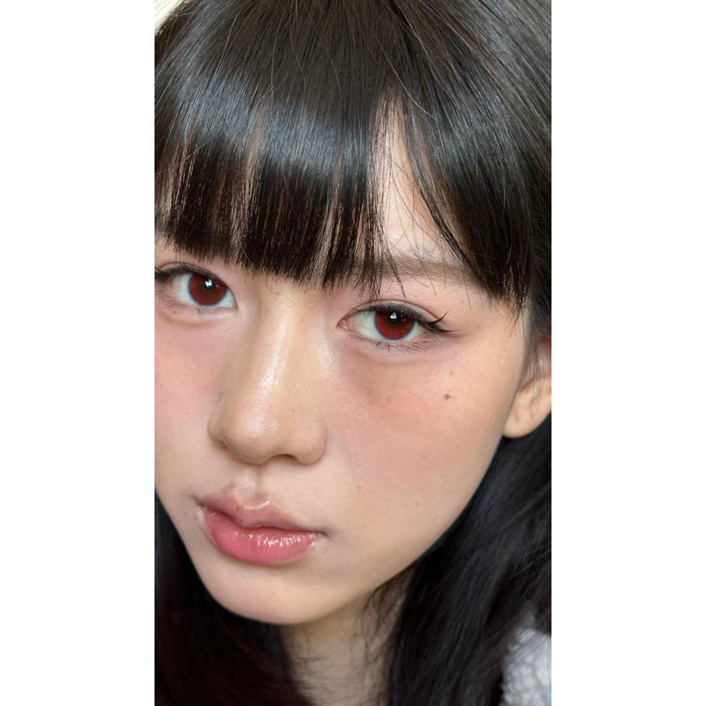 RYZJI MimiPark 14.20mm Red Colored Contact Lenses (6 Months Wear)