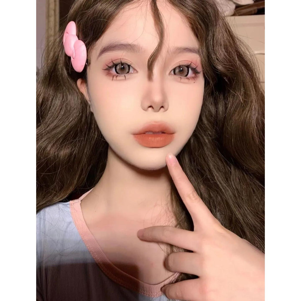 BSJFEN Xiyoulens 14.50mm Pink Colored Contact Lenses (6 Months Wear)