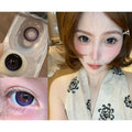 QLZI MimiPark คอนแทคเลนส์สีม่วง ขนาด 14.50 มม. (ชนิดราย 6 เดือน)