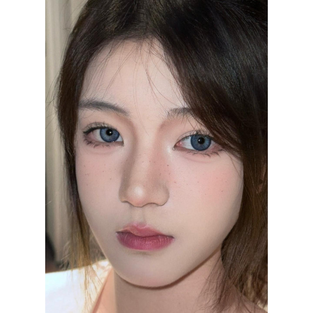 Kính áp tròng màu DZXBLAN Xiyoulens 14.20mm màu xanh dương (thời hạn sử dụng 6 tháng)