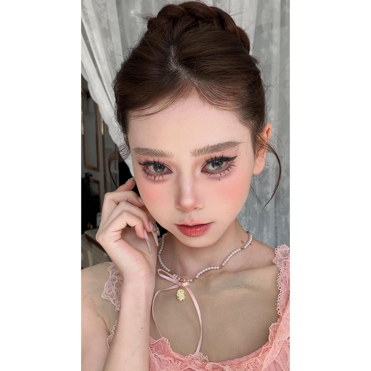 MLQCHA thestarlens 14.20mm Green Colored Contact Lenses (6 Months Wear)