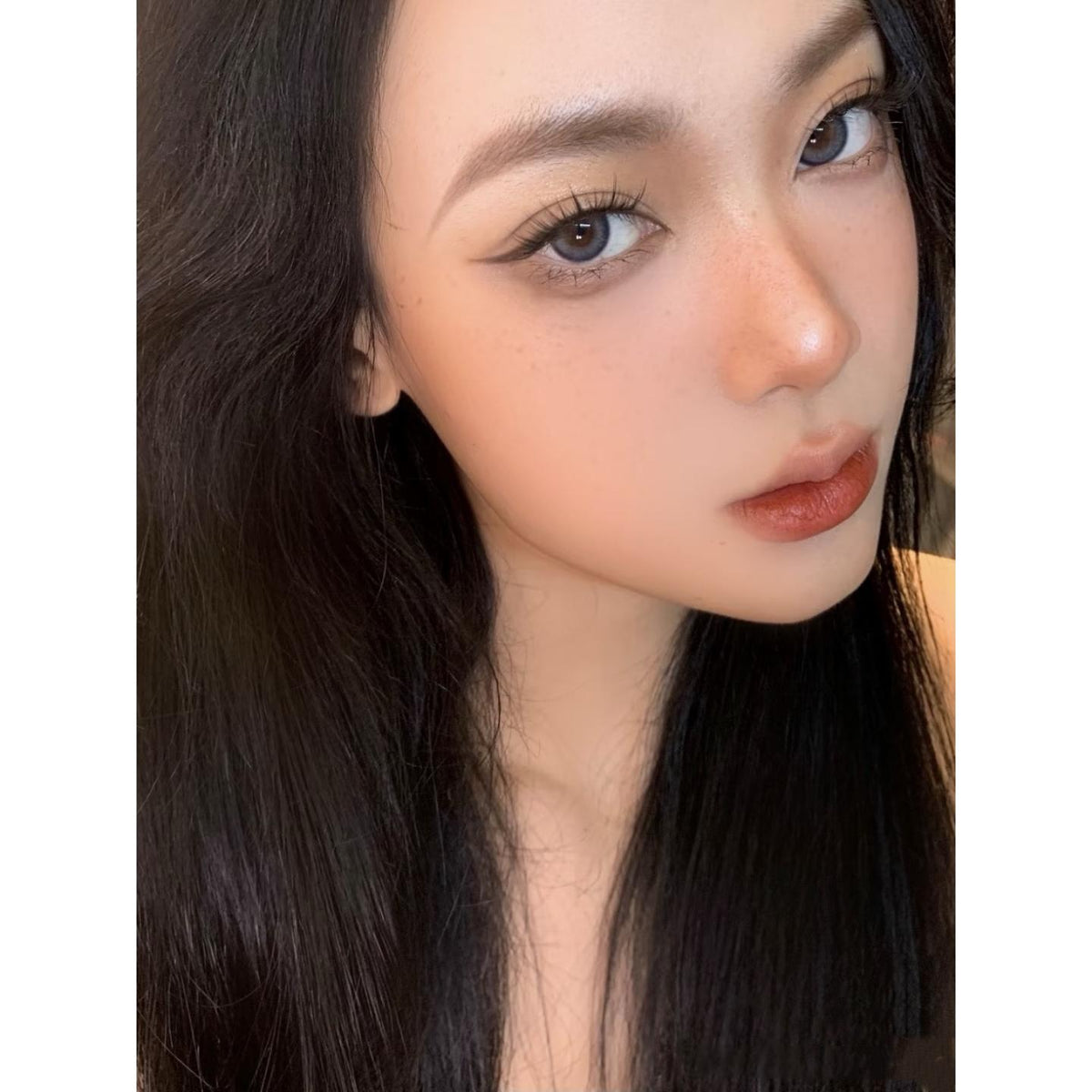LLLAN BOOSCON 14.50mm Blue Colored Contact Lenses (6 Months Wear)
