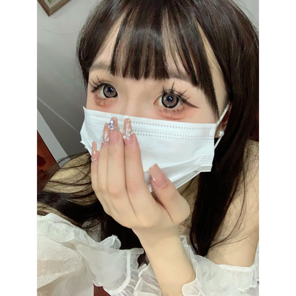 BSJFEN Xiyoulens 14.50mm Pink Colored Contact Lenses (6 Months Wear)