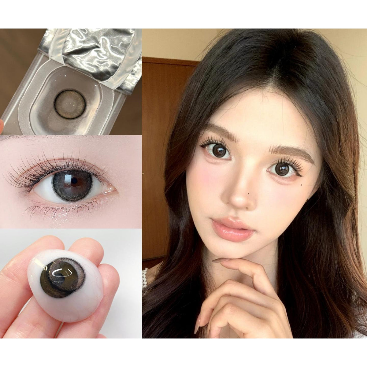 TCXXING thestarlens คอนแทคเลนส์สี ขนาด 14.20 มม. สีดำ (ชนิดราย 6 เดือน)
