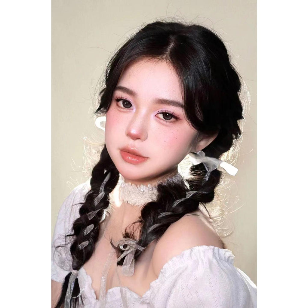 WMXSHAN thestarlens 14.50mm Black Colored Contact Lenses (6 Months Wear)