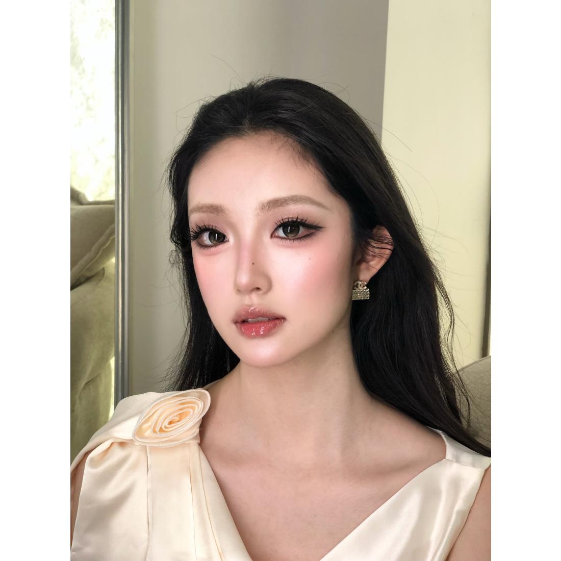 RGLNZONG MimiPark 14.50mm Brown Colored Contact Lenses (6 Months Wear)