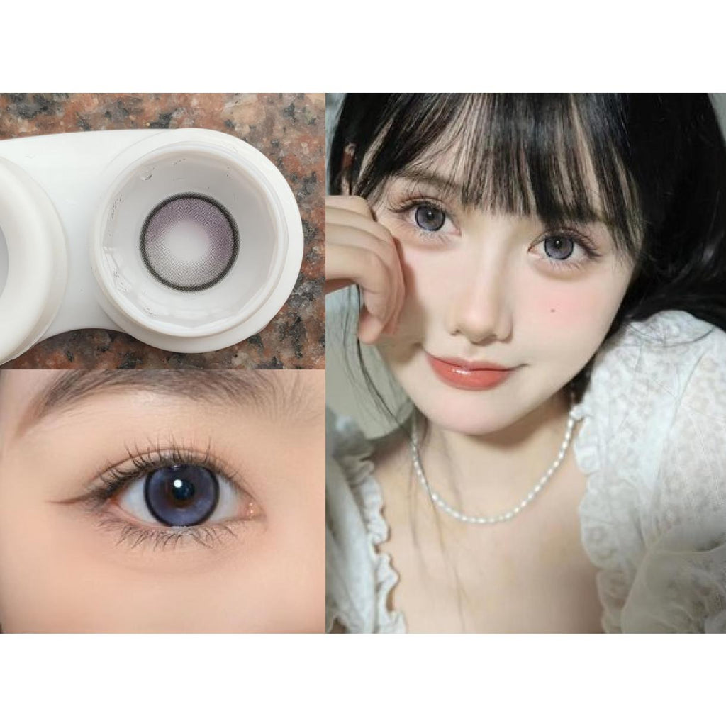 SXHYOU Xiyoulens 14.50mm Purple Colored Contact Lenses (6 Months Wear)