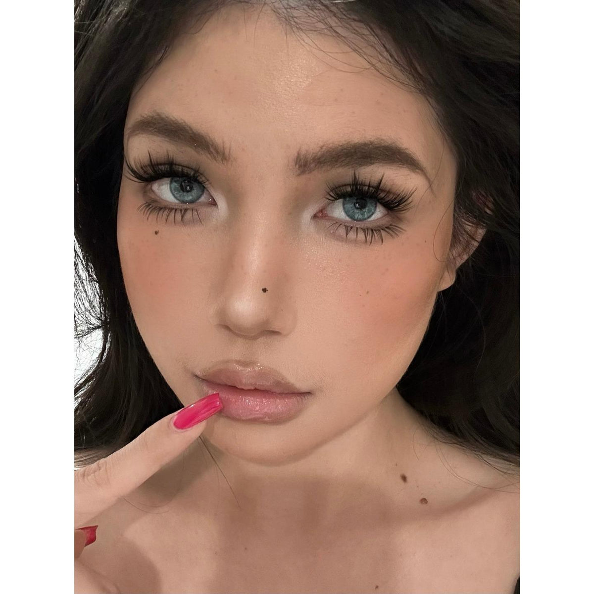 HMXZZI Serltyca 14.20mm Purple Colored Contact Lenses (6 Months Wear)