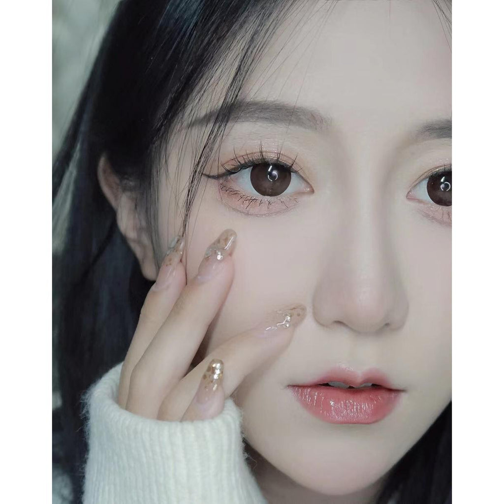 STQIAO Xiyoulens คอนแทคเลนส์สีน้ำตาล ขนาด 14.50 มม. (ชนิดราย 6 เดือน)