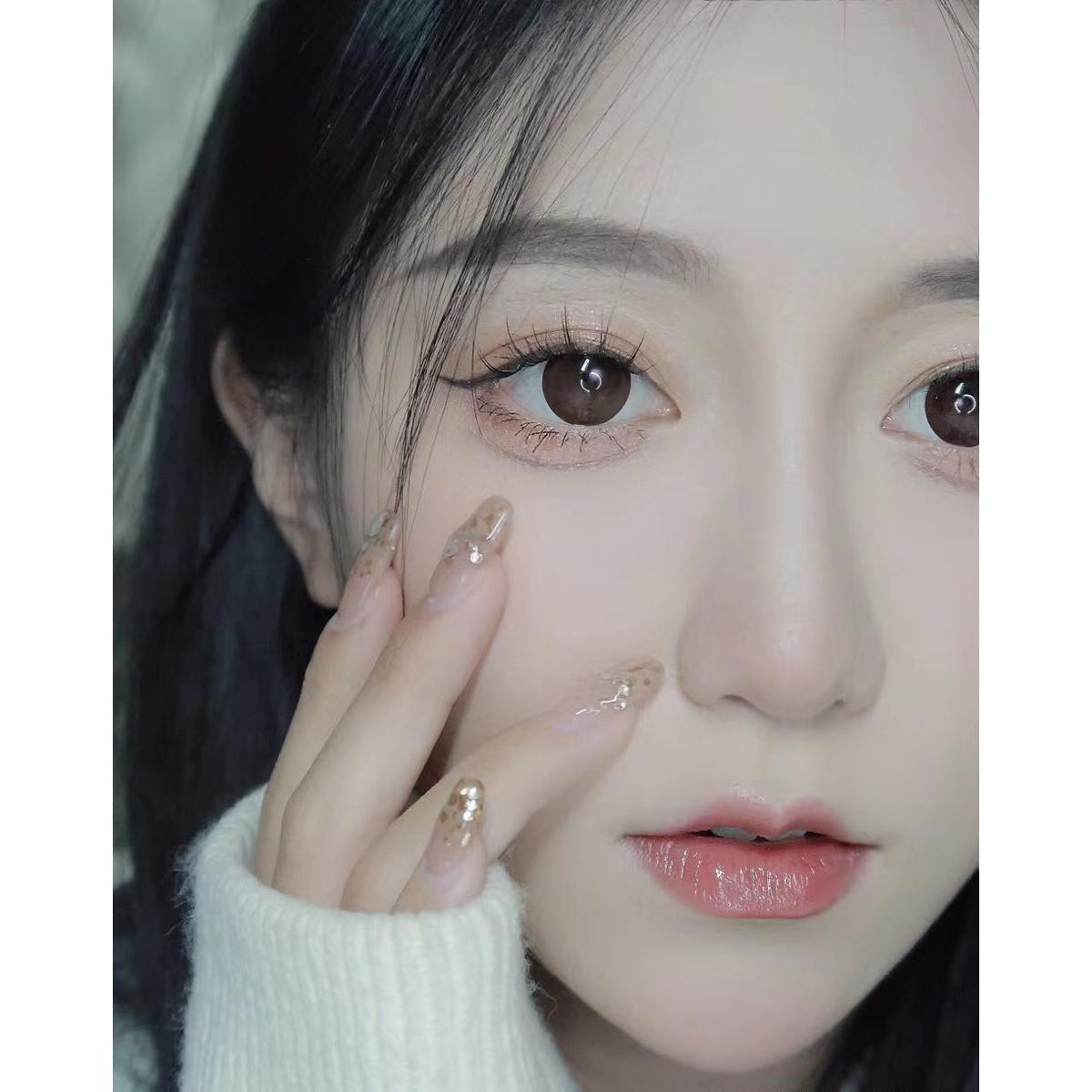 STQIAO Xiyoulens 14.50mm Brown Colored Contact Lenses (6 Months Wear)