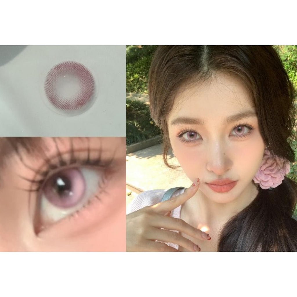 คอนแทคเลนส์สี BBFEN รุ่น Xiyoulens ขนาด 14.20 มม. สีชมพู (ชนิดราย 6 เดือน)