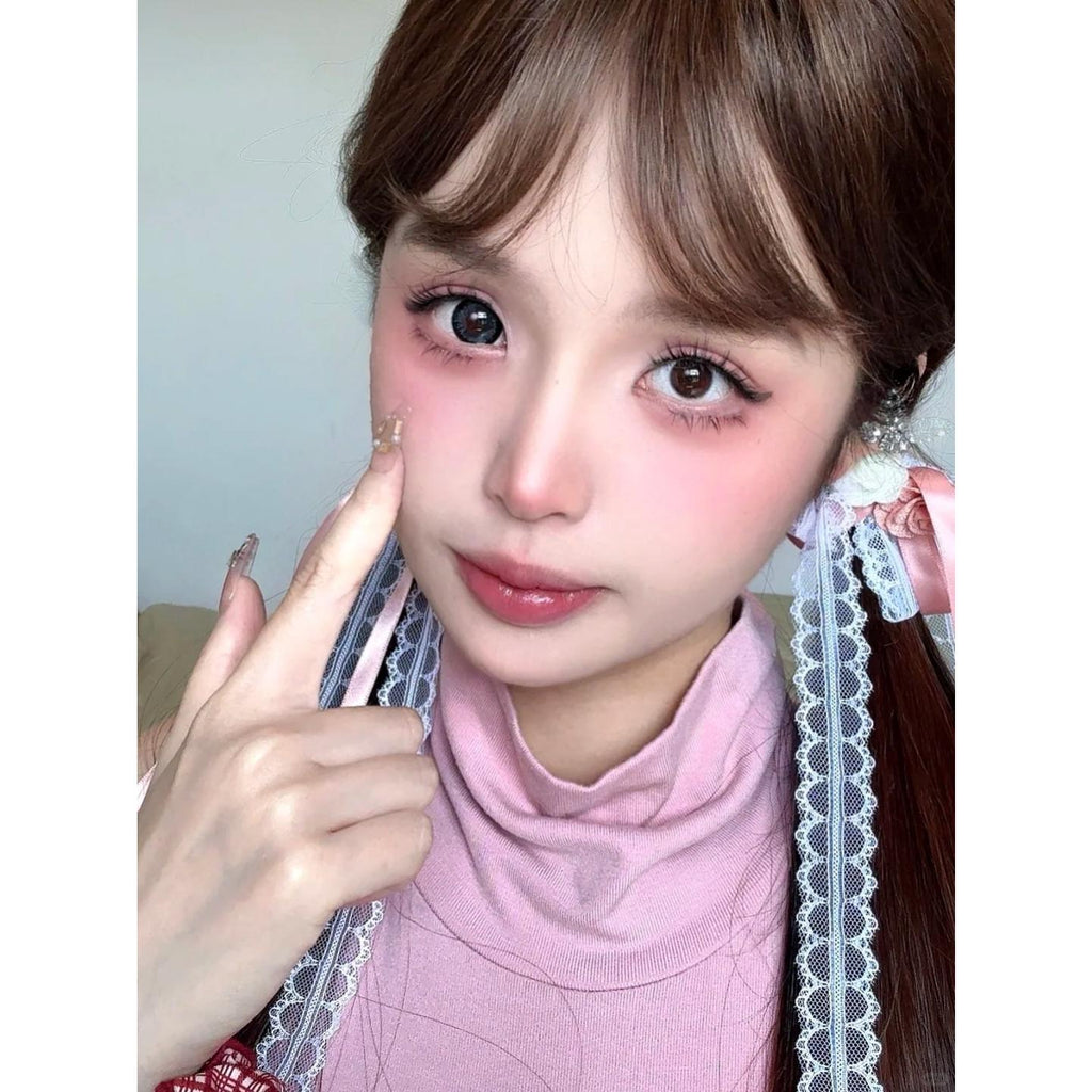 SMWLLI Tinacon 14.50mm Black Colored Contact Lenses (6 Months Wear)