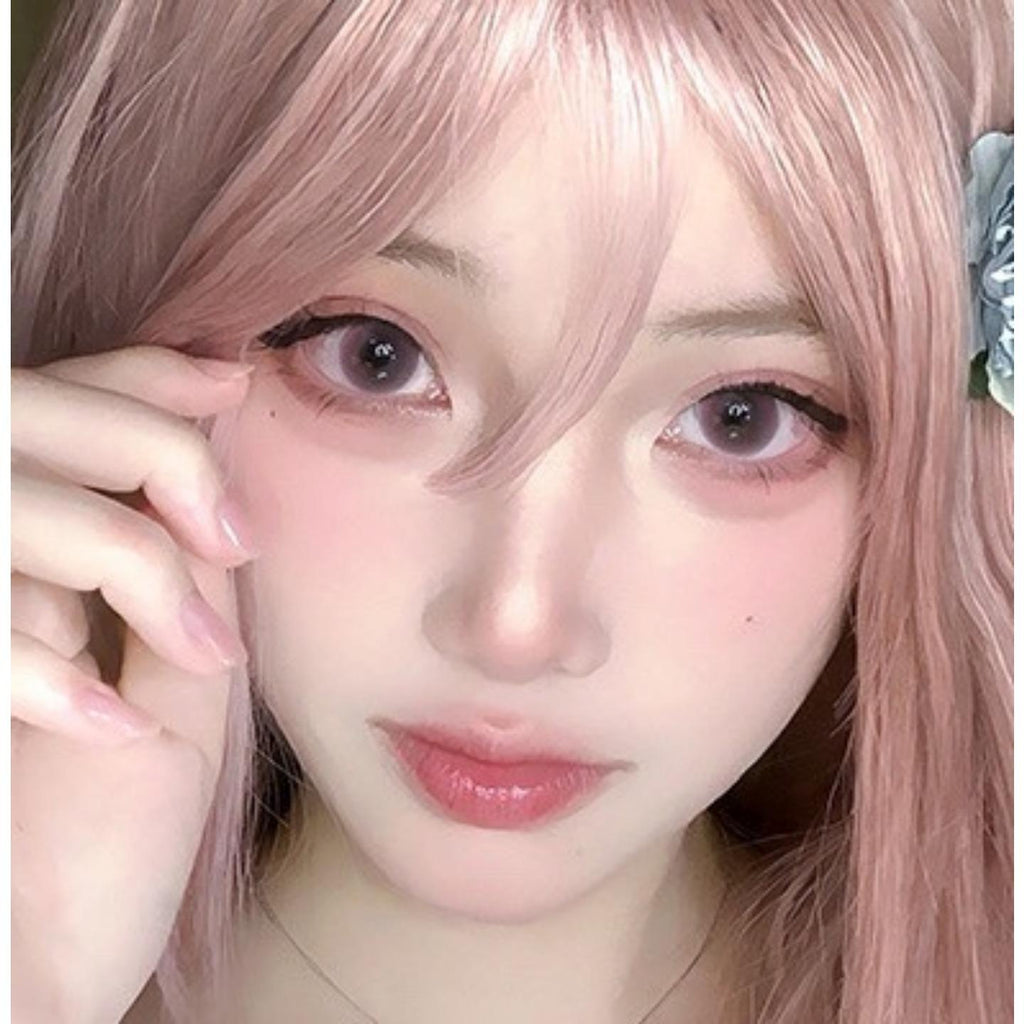 YCFWU OVOLOOK 14.20mm Pink Colored Contact Lenses (6 Months Wear)