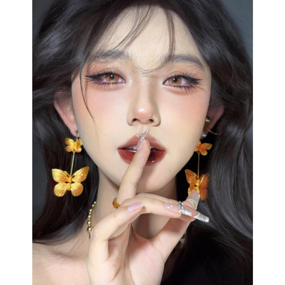 CHENJIHAIDIE Xiyoulens 14.50mm Brown Colored Contact Lenses (6 Months Wear)