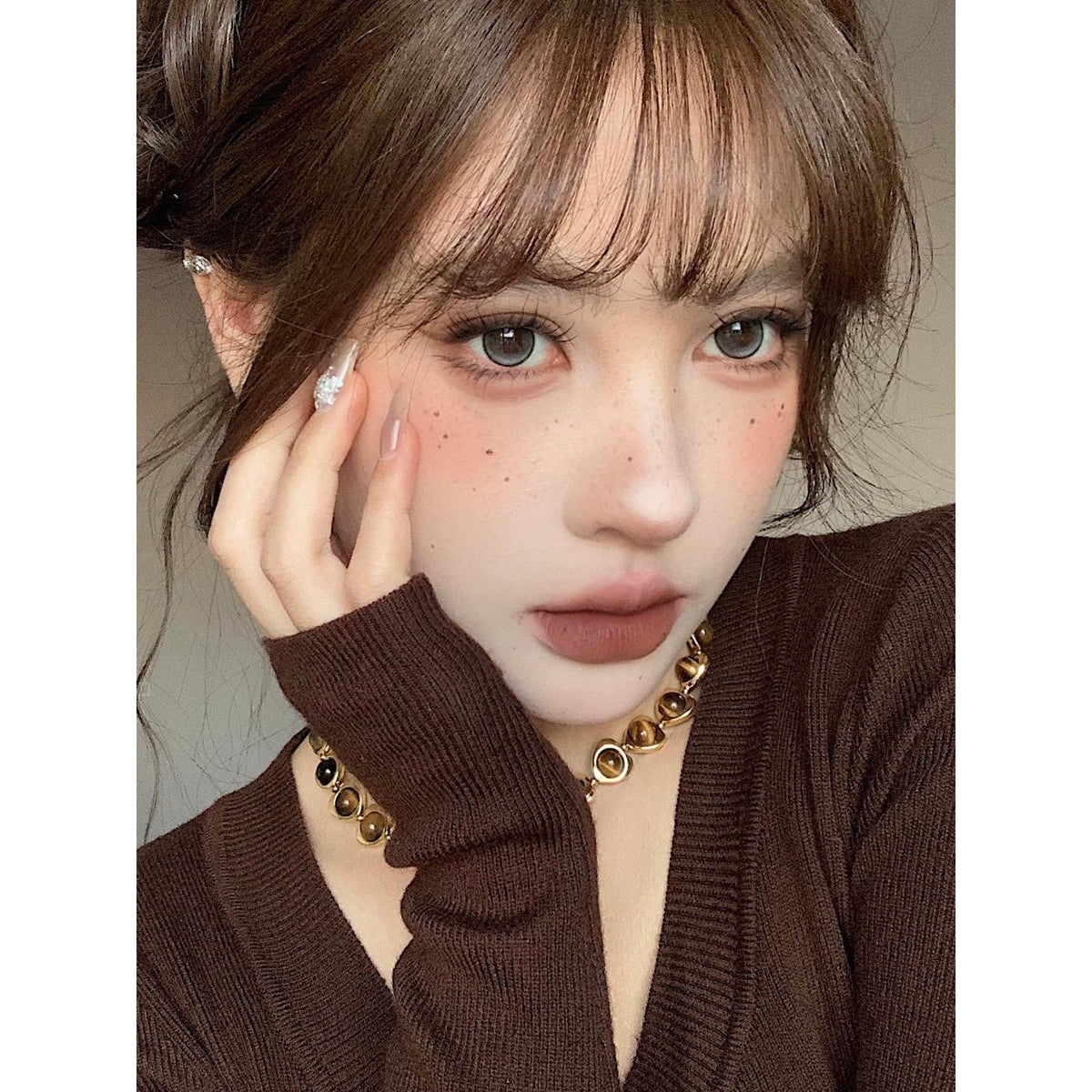 BTYLEI thestarlens คอนแทคเลนส์สีเทา ขนาด 14.50 มม. (ชนิดราย 6 เดือน)