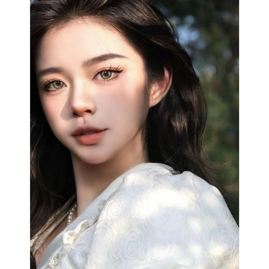 LMXBAO FLLYCON 14.50mm Brown Colored Contact Lenses (6 Months Wear)
