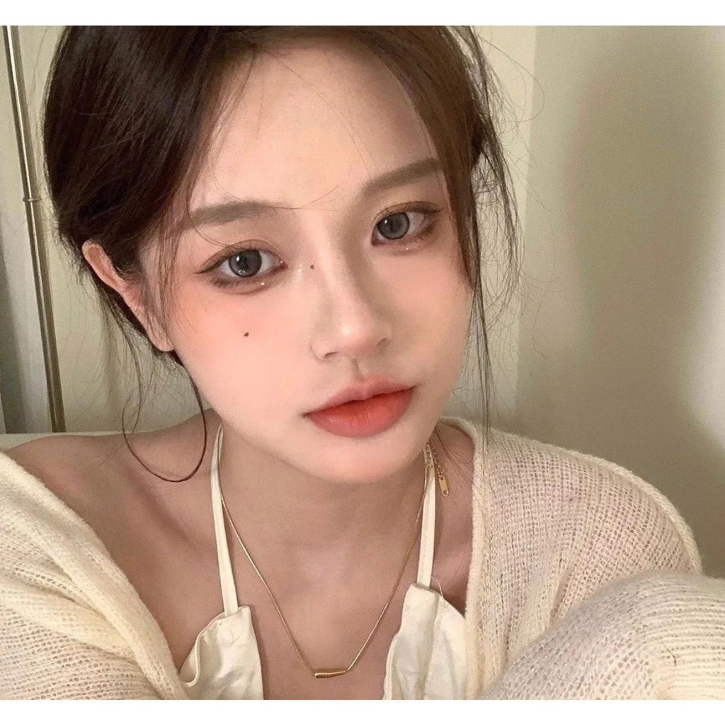 GGNYOU MorningCon 14.50mm Gray Colored Contact Lenses (6 Months Wear)