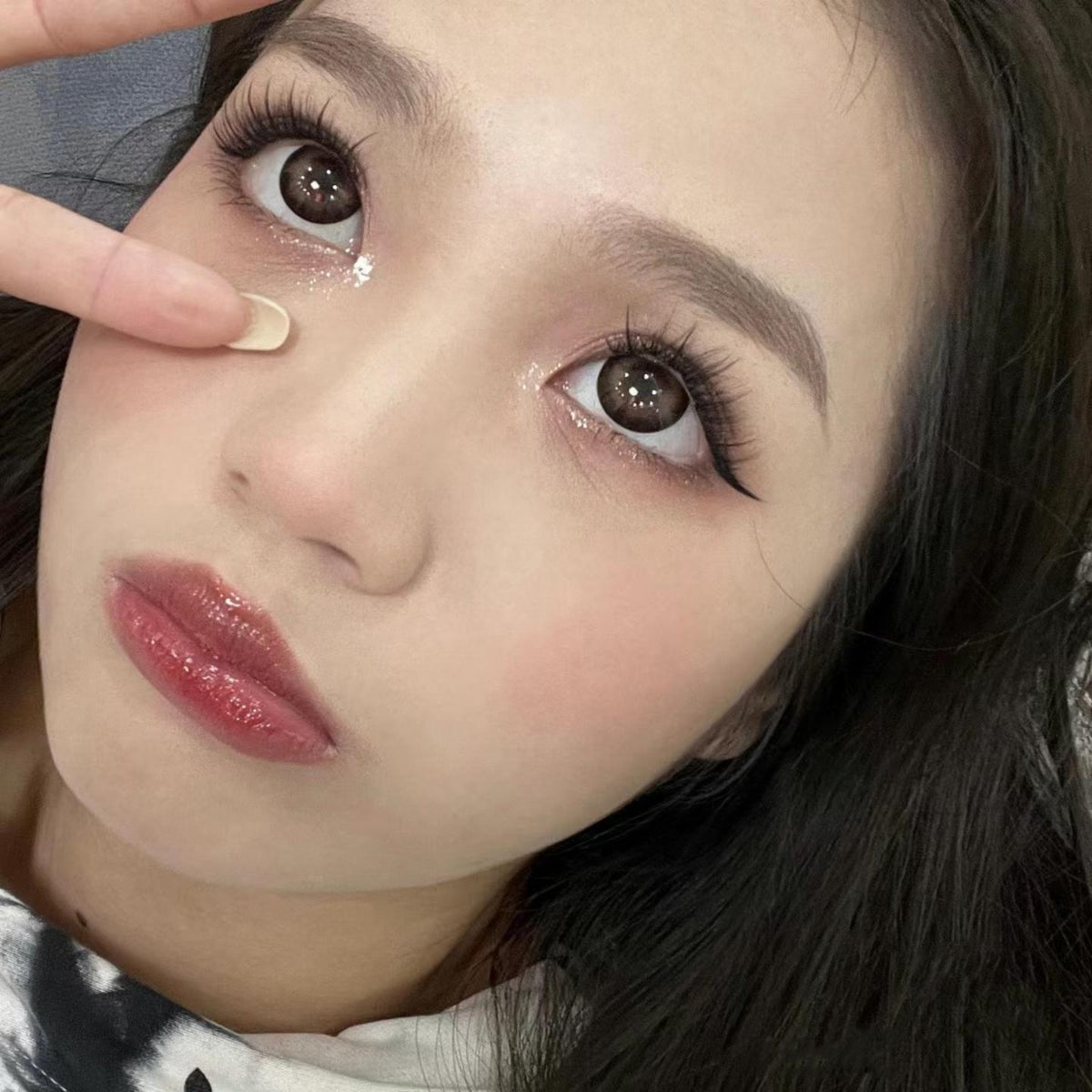 DLQJI BOOSCON 14.50mm Brown Colored Contact Lenses (6 Months Wear)