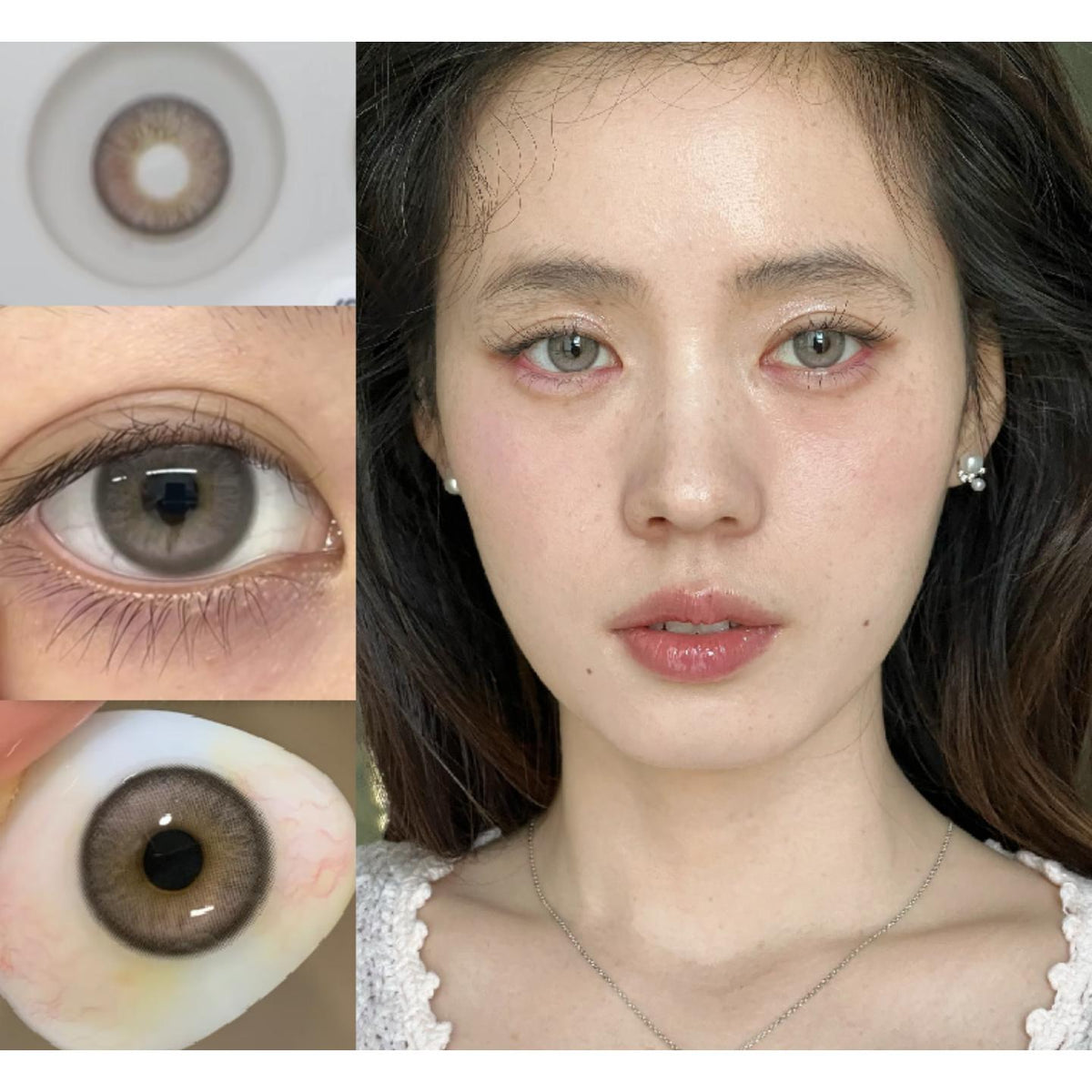 WZSJFEN Serltyca 14.20mm Light Brown Colored Contact Lenses (6 Months Wear)