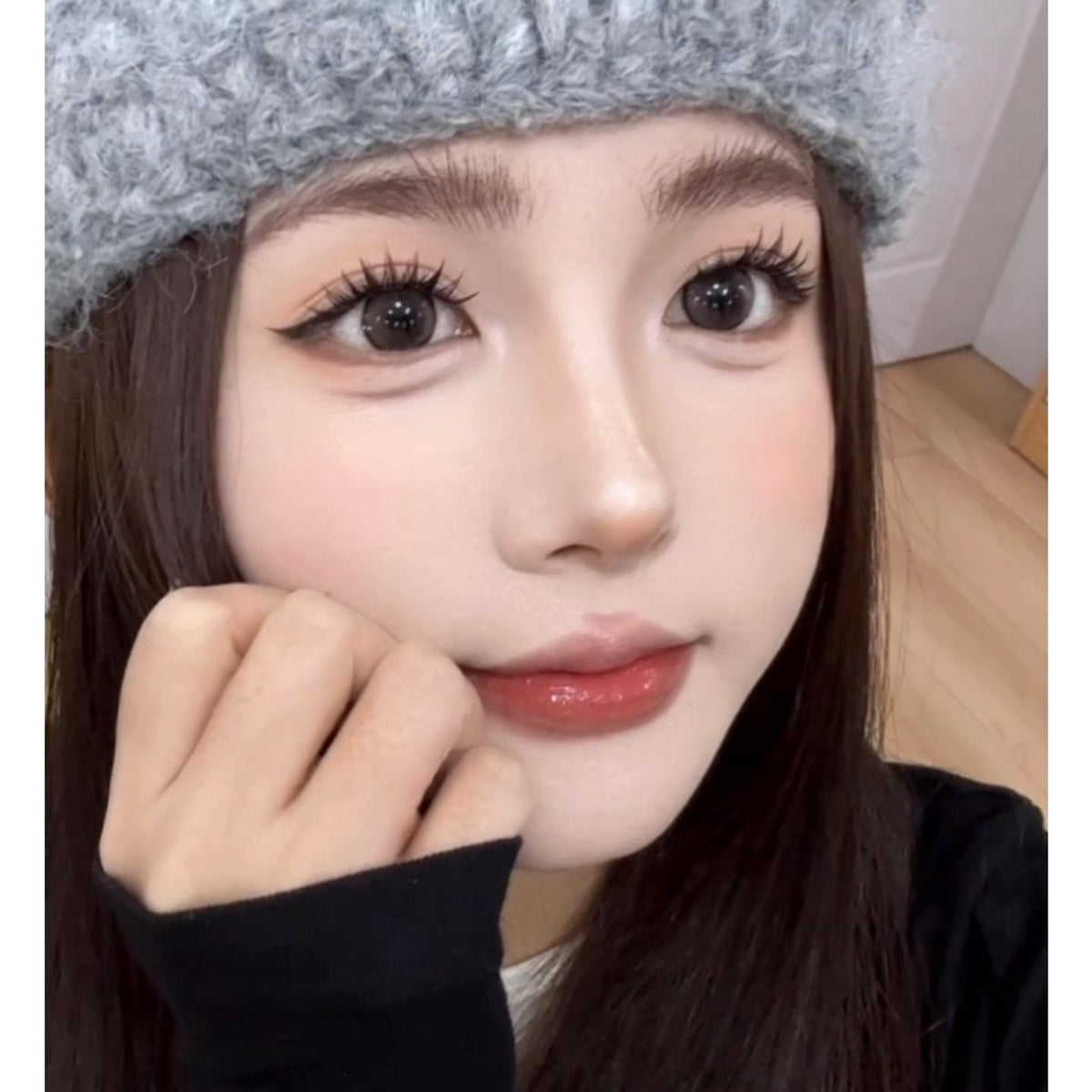 QKNI Serltyca 14.20mm Brown Colored Contact Lenses (6 Months Wear)