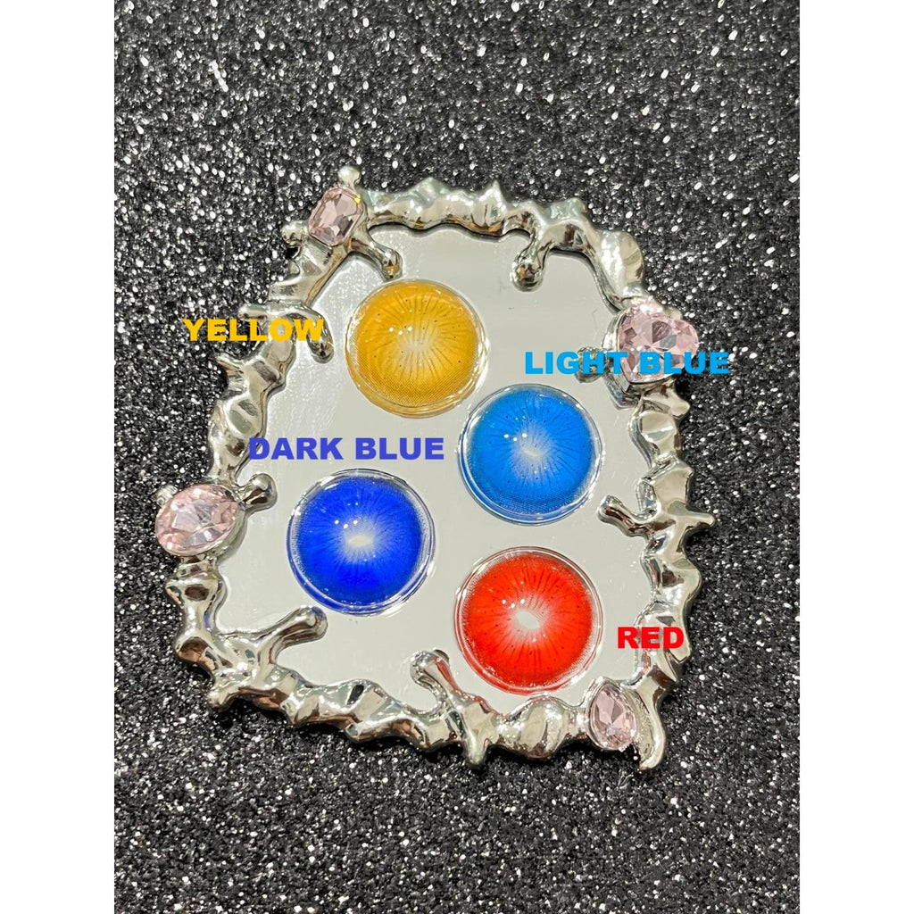 LLGXIAO Serltyca 14.20mm Blue Colored Contact Lenses (6 Months Wear)