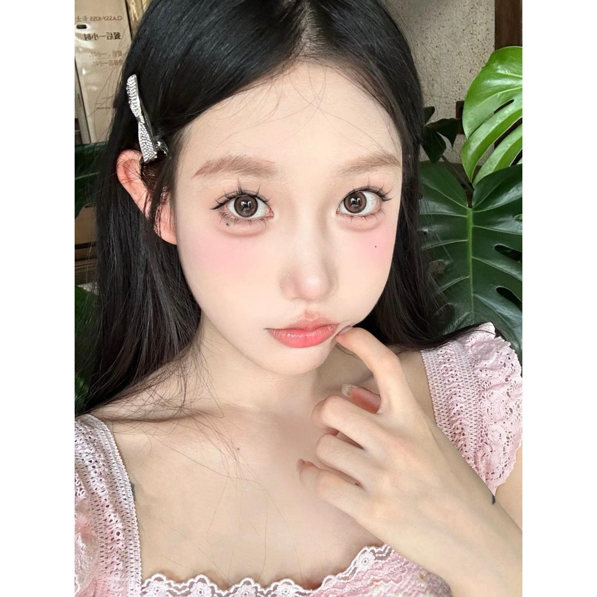 XNWAN MorningCon 14.20mm Brown Colored Contact Lenses (6 Months Wear)