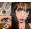 JWHJHUI Xiyoulens 14.50mm Grey Colored Contact Lenses (6 Months Wear)