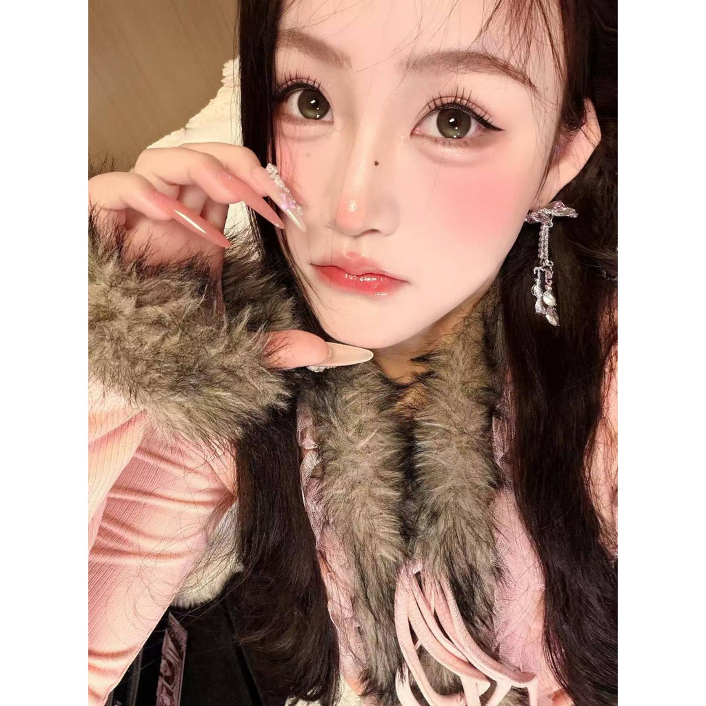 CDLJQTUAN OBALEN 14.50mm Green Colored Contact Lenses (6 Months Wear)