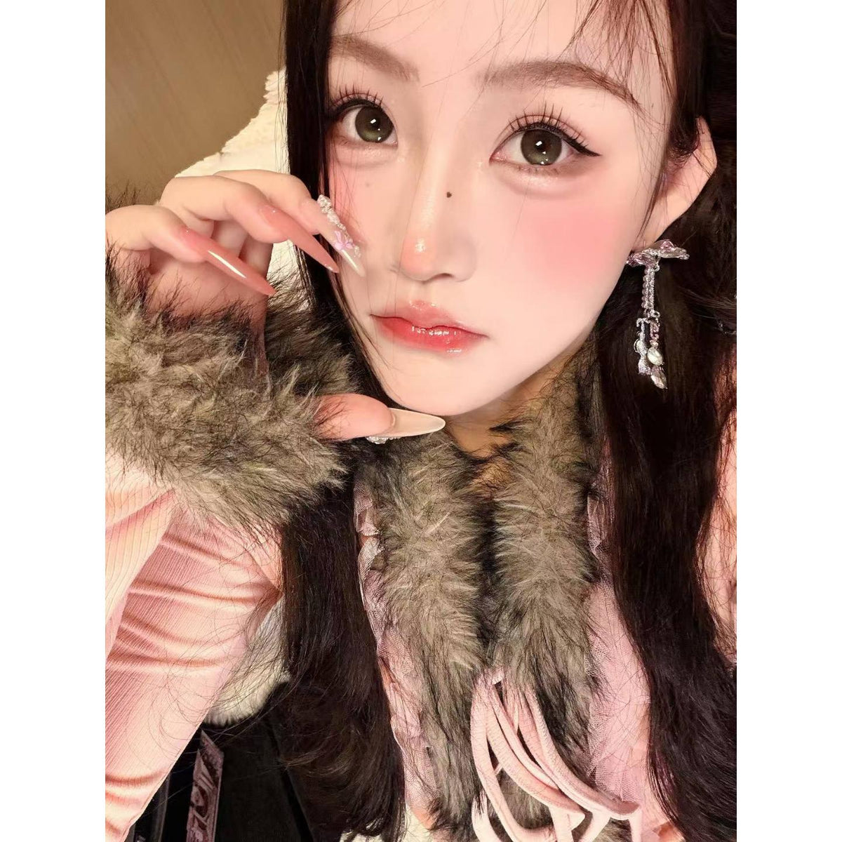 CDLJQTUAN OBALEN 14.50mm Green Colored Contact Lenses (6 Months Wear)