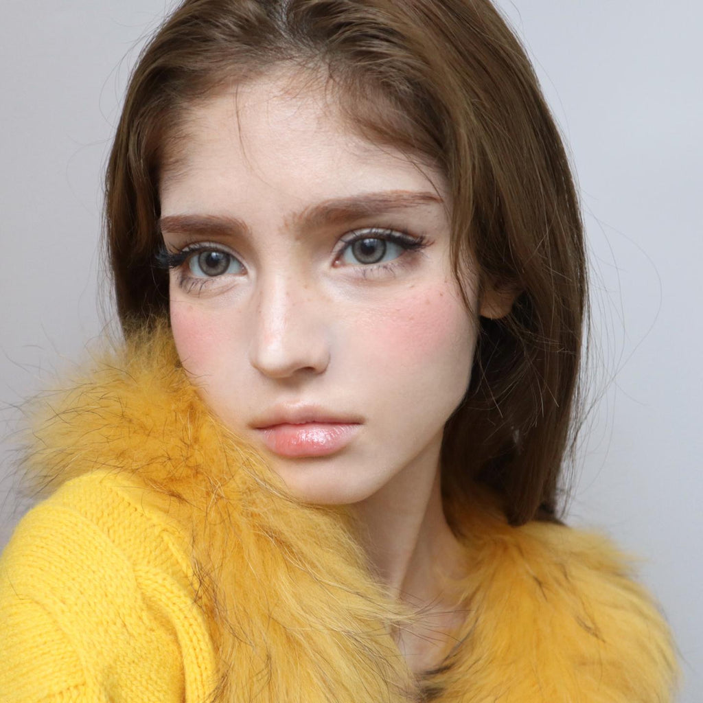 YMQJIN Serltyca คอนแทคเลนส์สีเทา ขนาด 14.20 มม. (ชนิดใส่ได้ 6 เดือน)