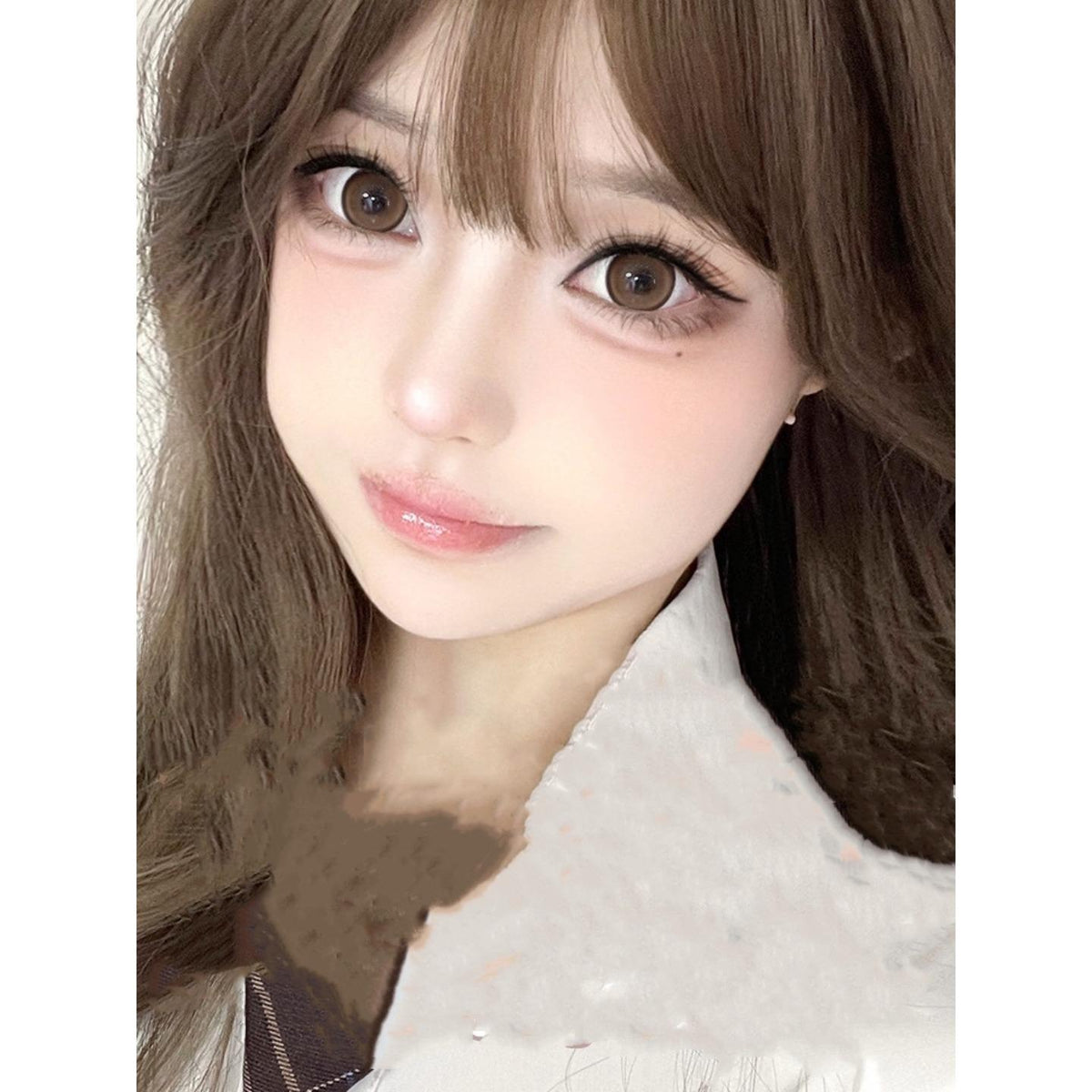 KLXMAO OVOLOOK 14.50mm Brown Colored Contact Lenses (6 Months Wear)