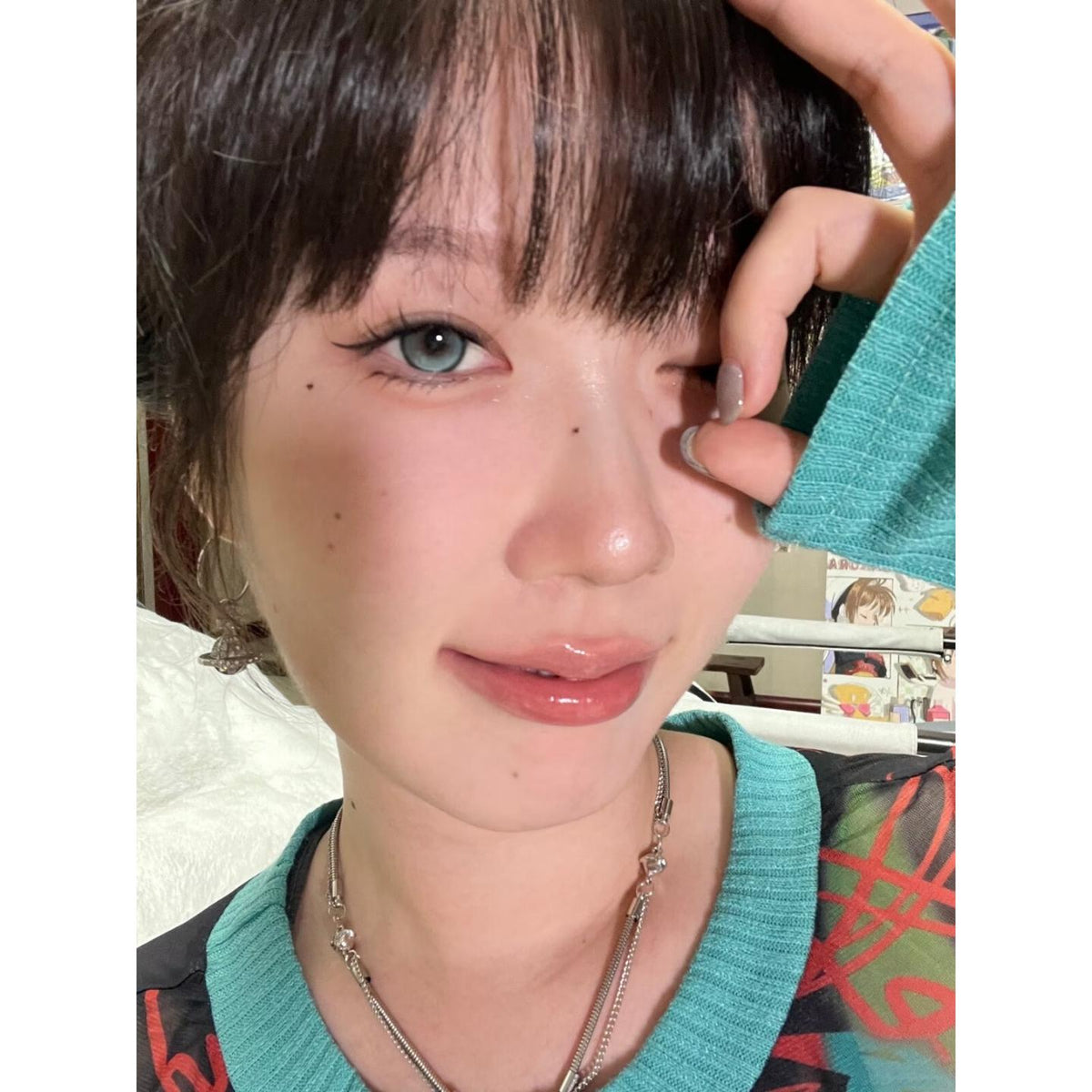 MLBCUI MorningCon 14.50mm Green Colored Contact Lenses (6 Months Wear)