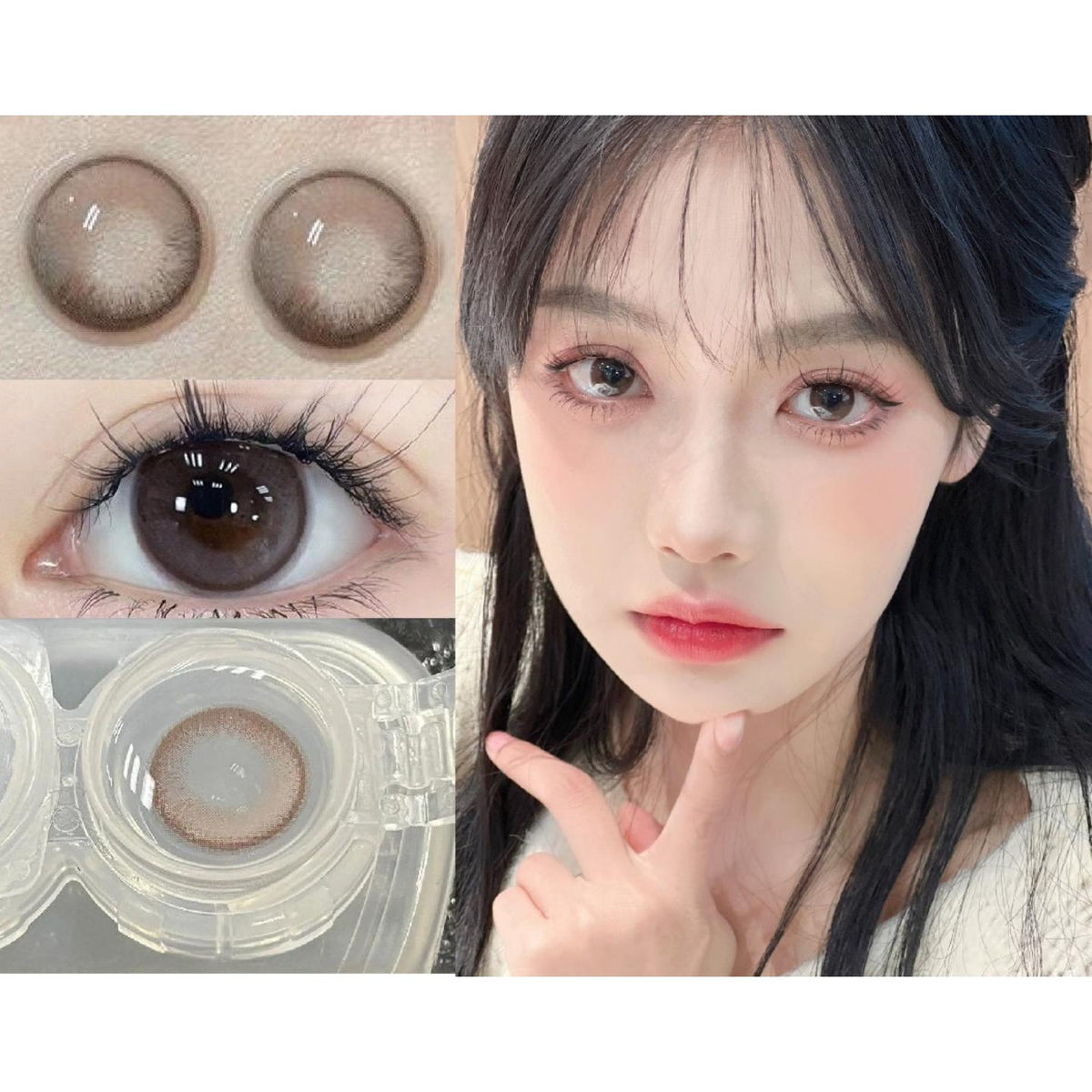 BSKMGUI JONCON 14.20mm Pink Colored Contact Lenses (6 Months Wear)