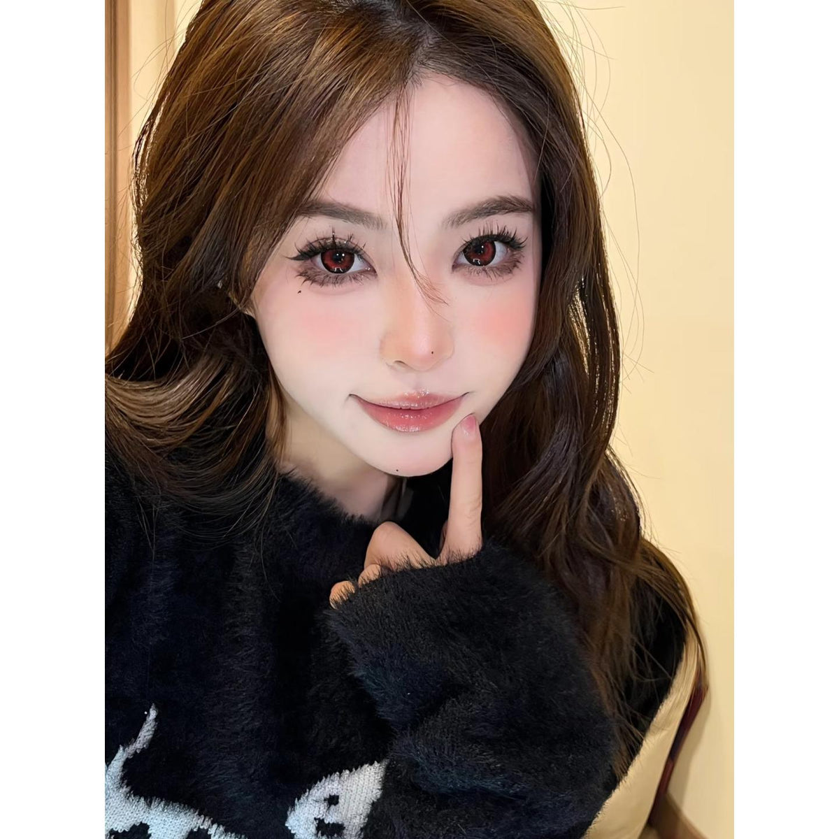 XQMGUI BOOSCON 14.50mm Red Colored Contact Lenses (6 Months Wear)