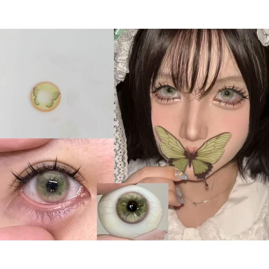 Kính áp tròng màu CJHDIE Xiyoulens 14.50mm màu xanh lá (thời hạn sử dụng 6 tháng)