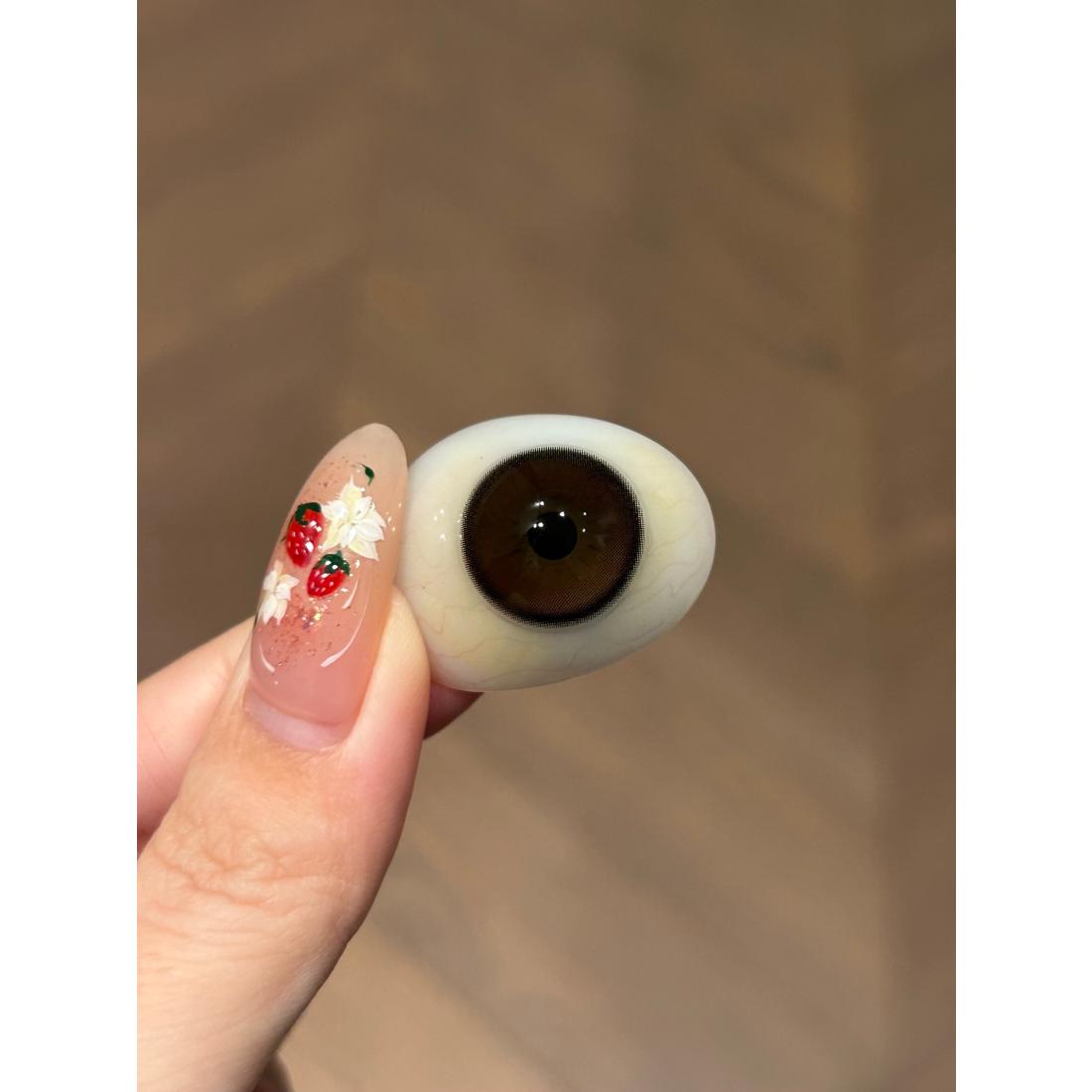 QLZONG MimiPark 14.50mm Brown Colored Contact Lenses (6 Months Wear)