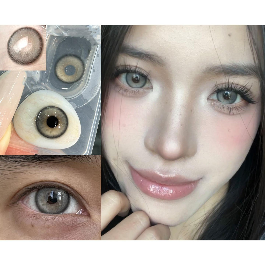 Kính áp tròng màu xám WZSJHUII Serltyca 14.20mm (Hạn sử dụng 6 tháng)