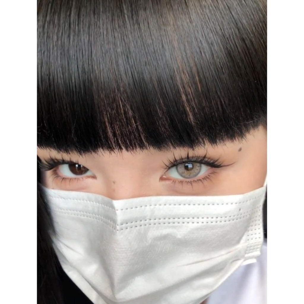 JWHJHUI Xiyoulens 14.50mm Grey Colored Contact Lenses (6 Months Wear)