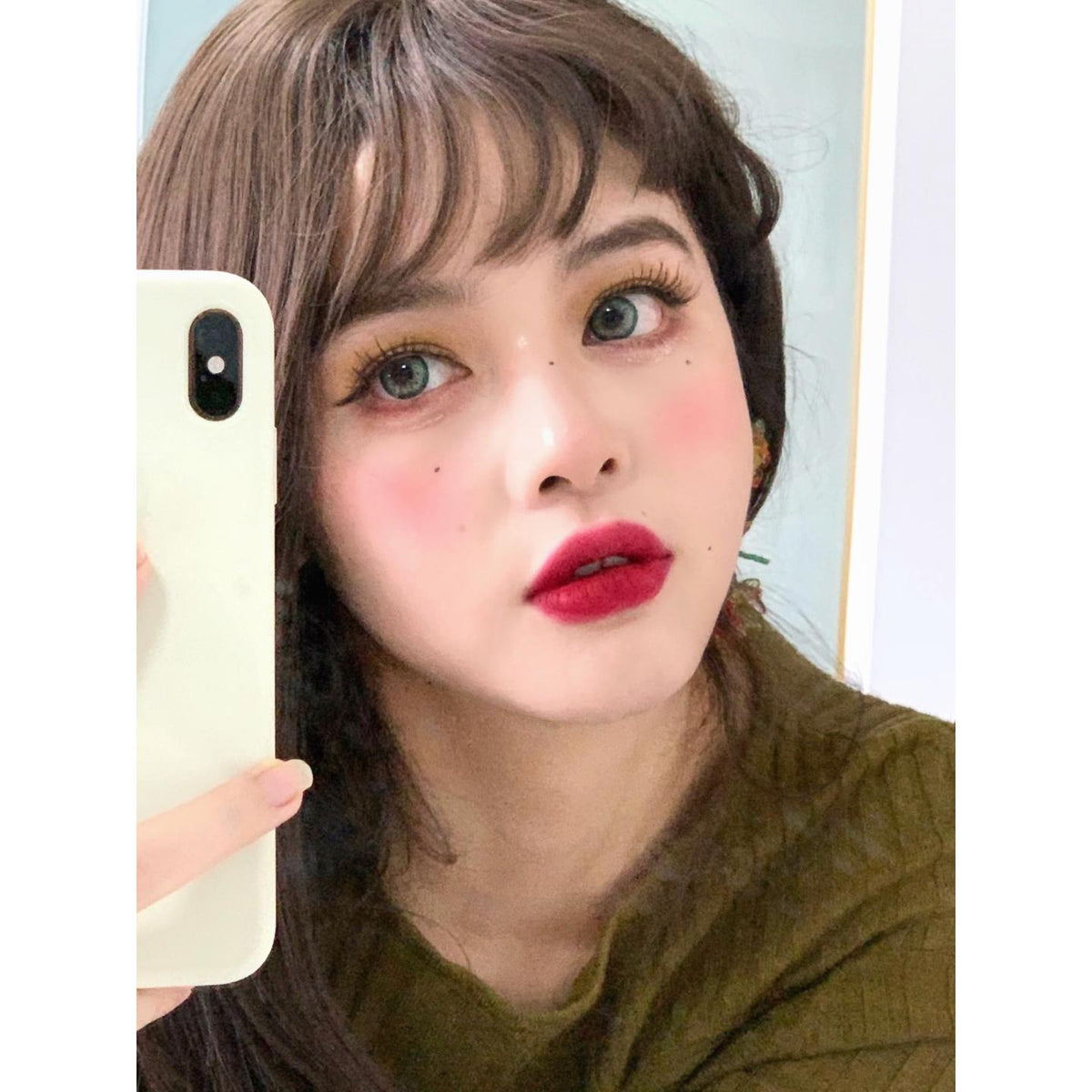 JMBBI MorningCon 14.50mm Green Colored Contact Lenses (6 Months Wear)