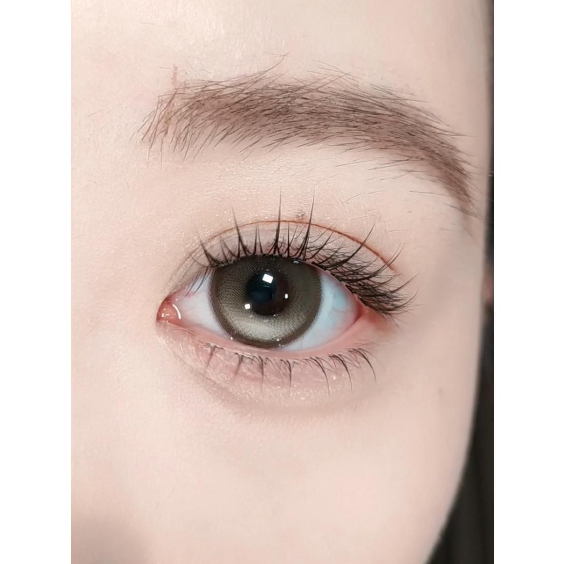 CDRGNHE OBALEN 14.50mm Gray Colored Contact Lenses (6 Months Wear)