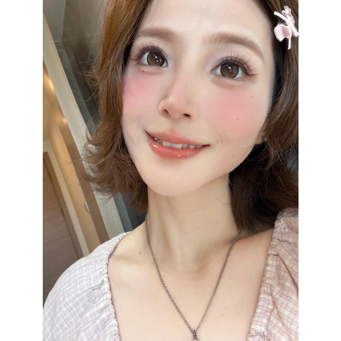 QLZONG MimiPark 14.50mm Brown Colored Contact Lenses (6 Months Wear)
