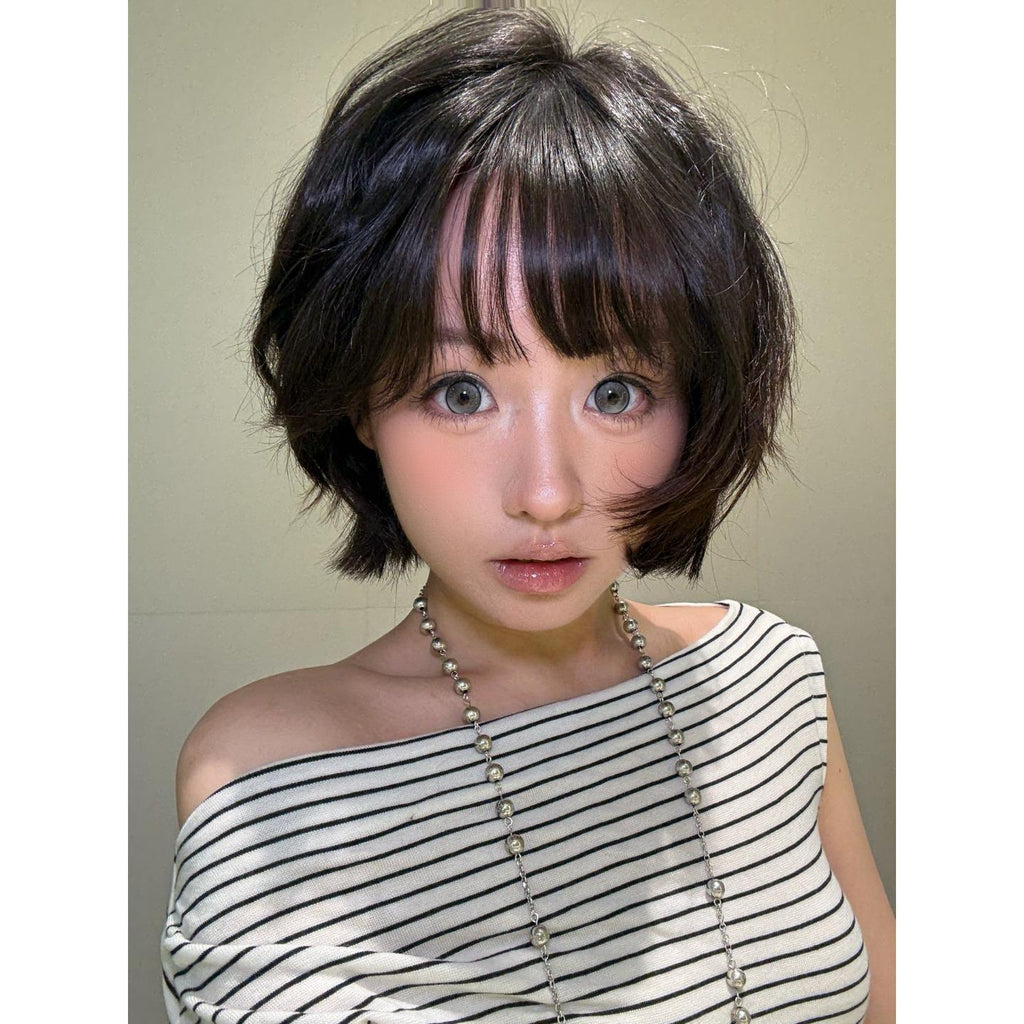 YGZHUI Serltyca คอนแทคเลนส์สีเทา ขนาด 14.20 มม. (ชนิดใส่ได้นาน 6 เดือน)