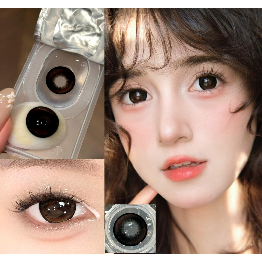 DMXGOU thestarlens คอนแทคเลนส์สี ขนาด 14.50 มม. สีน้ำตาล (ชนิดราย 6 เดือน)