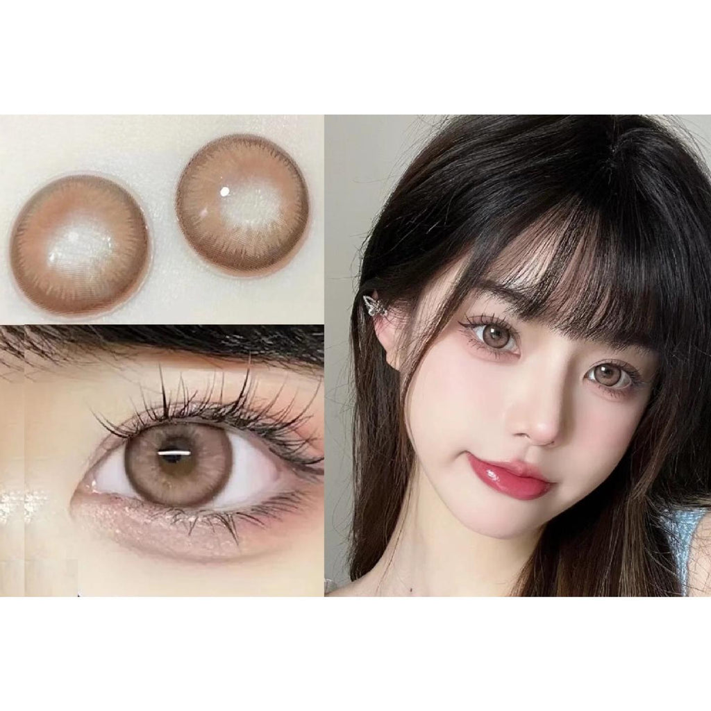Kính áp tròng màu nâu ZGBBI MorningCon 14.50mm (Thời hạn sử dụng 6 tháng)