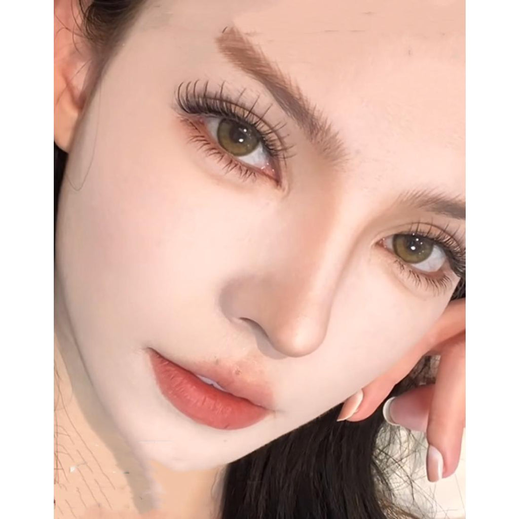 NMQSHUI Serltyca 14.20mm Brown Colored Contact Lenses (6 Months Wear)