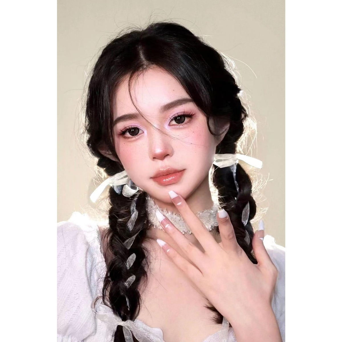 WMXSHAN thestarlens 14.50mm Black Colored Contact Lenses (6 Months Wear)