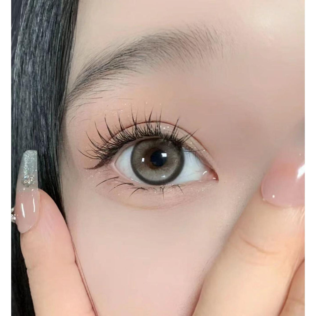 AEBSI FLLYCON คอนแทคเลนส์สีเทา ขนาด 14.20 มม. (ชนิดราย 6 เดือน)