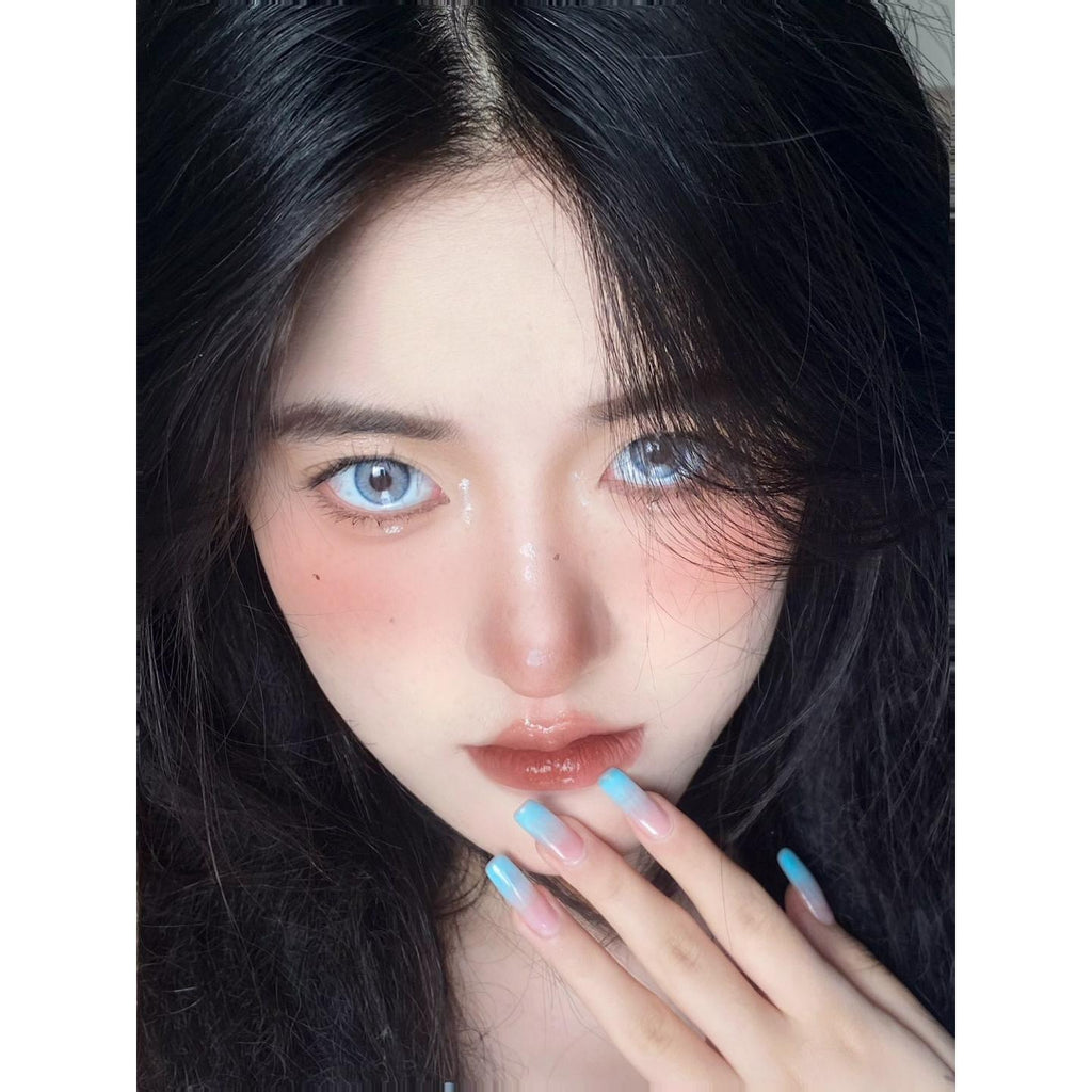 LYPIAN Xiyoulens 14.20mm Blue Colored Contact Lenses (6 Months Wear)
