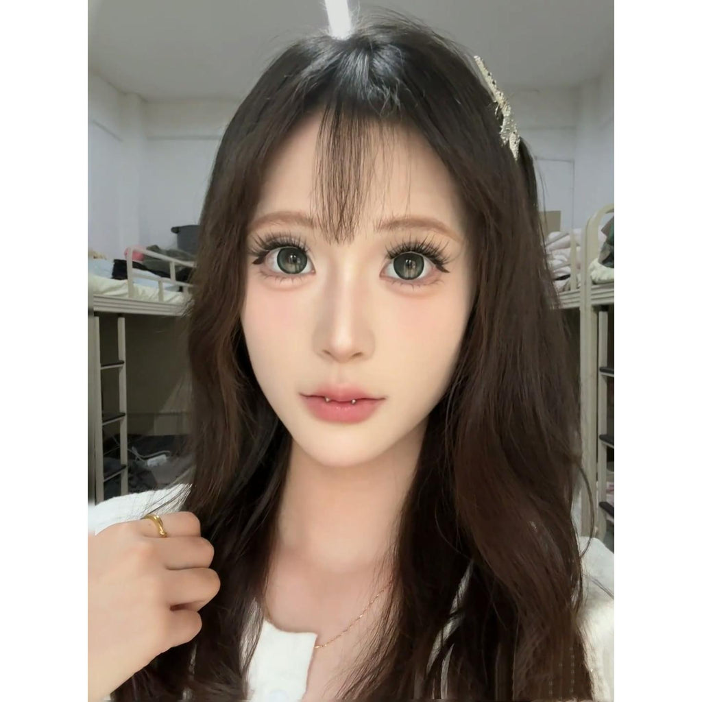 Kính áp tròng màu YLQHUA ROSELENS 14.50mm màu xanh lá (Hạn sử dụng 6 tháng)