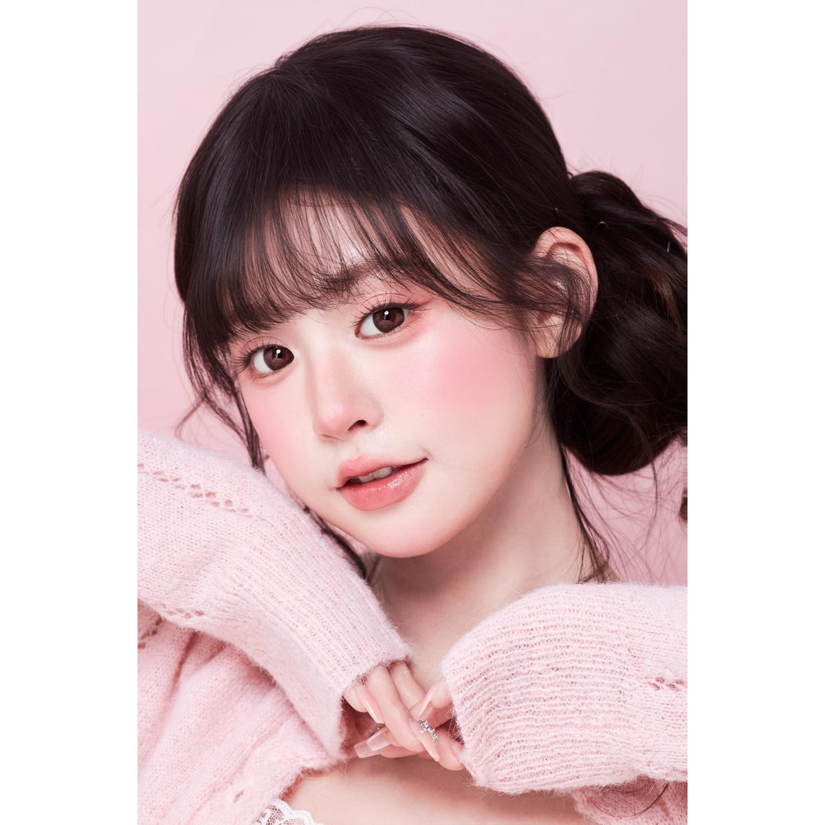 CDKANDAI OBALEN 14.50mm Brown Colored Contact Lenses (6 Months Wear)